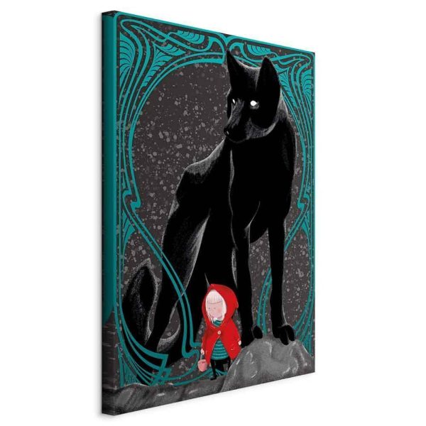 Canvas Print - Red Riding Hood (1 Part) Vertical
