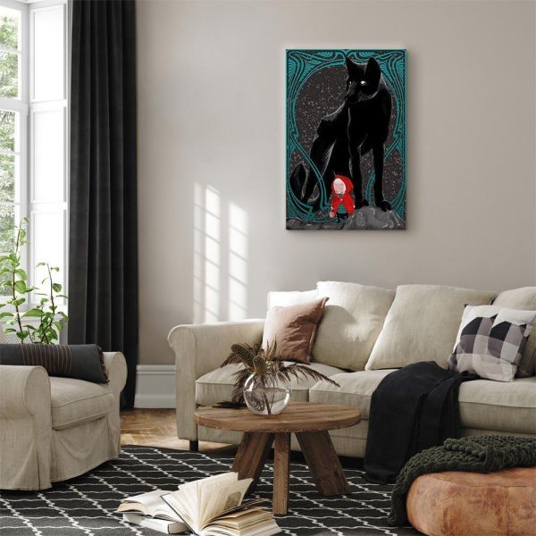 Canvas Print - Red Riding Hood (1 Part) Vertical