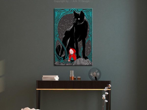 Canvas Print - Red Riding Hood (1 Part) Vertical