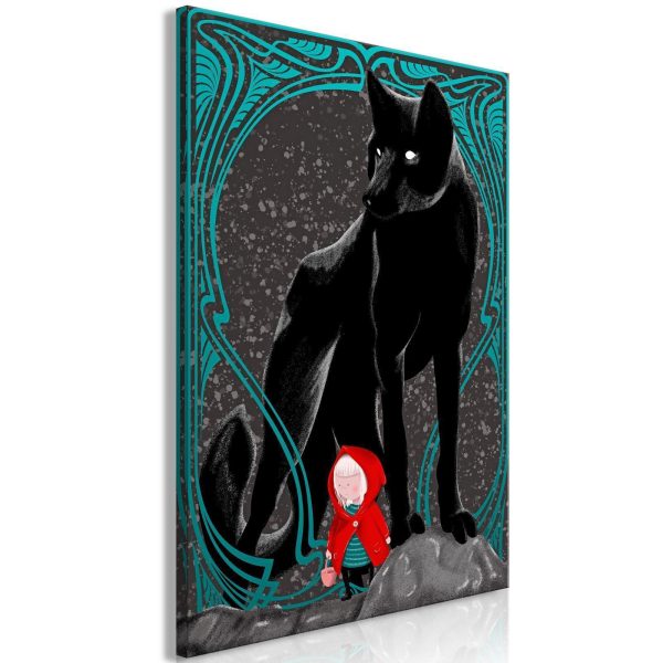 Canvas Print - Red Riding Hood (1 Part) Vertical