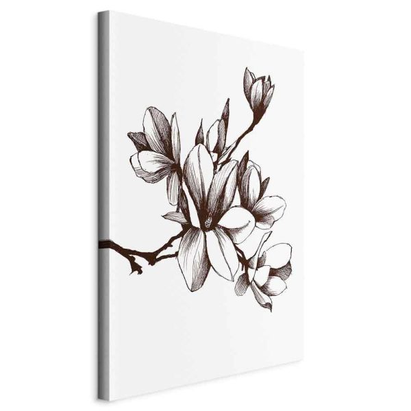 Canvas Print - Renaissance Magnolias (1 Part) Vertical