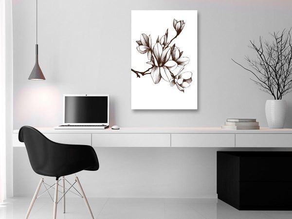 Canvas Print - Renaissance Magnolias (1 Part) Vertical