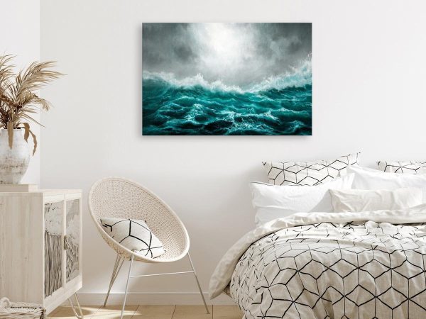 Canvas Print - Restless Ocean (1 Part) Wide