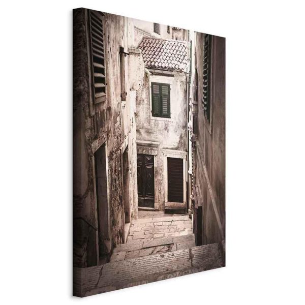 Canvas Print - Retro Alley (1 Part) Vertical
