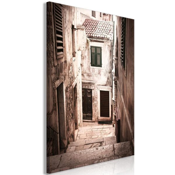 Canvas Print - Retro Alley (1 Part) Vertical