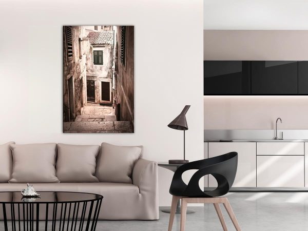 Canvas Print - Retro Alley (1 Part) Vertical