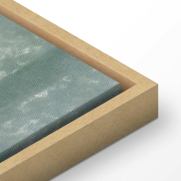 Canvas Print - Retro Landscape Grove Trees and Pond in Patinated Shades of Green - Image 14