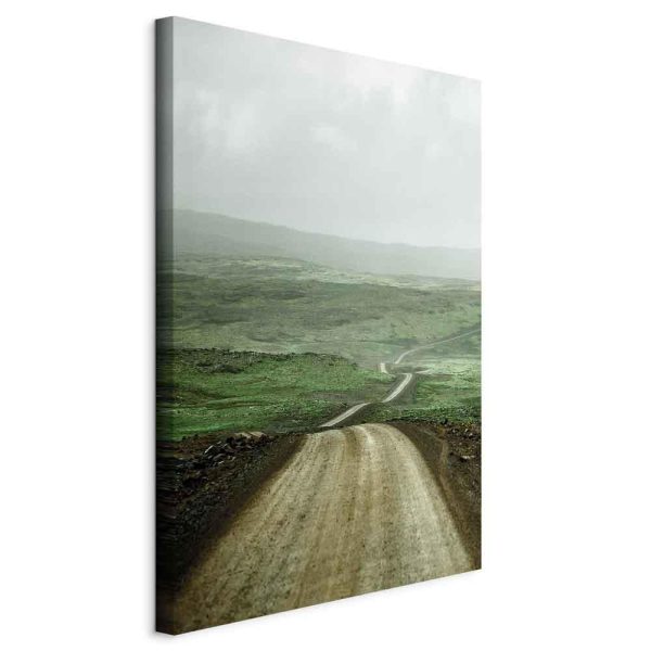 Canvas Print - Road Across the Plains (1 Part) Vertical