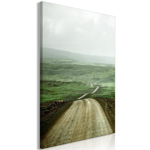 Canvas Print - Road Across the Plains (1 Part) Vertical