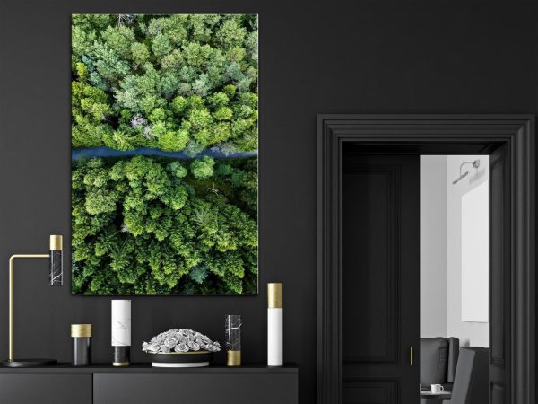 Canvas Print - Road Through Forest (1 Part) Vertical - Image 4