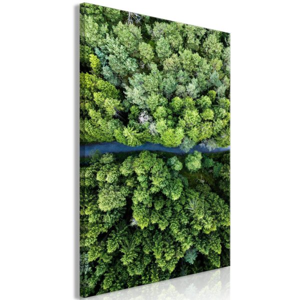Canvas Print - Road Through Forest (1 Part) Vertical - Image 2
