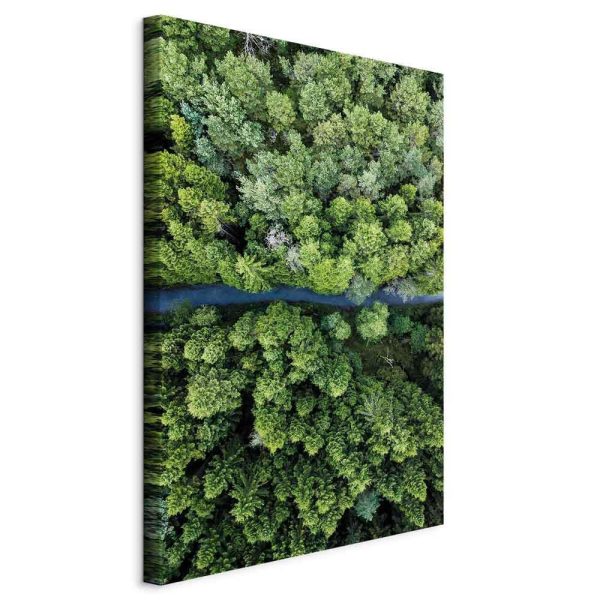 Canvas Print - Road Through Forest (1 Part) Vertical