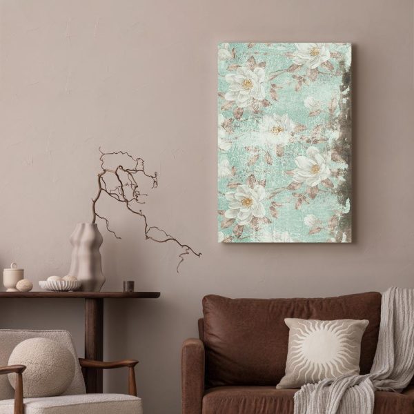 Canvas Print - Roman Flowers (1 Part) Vertical
