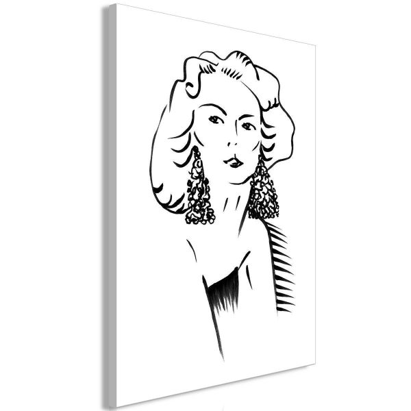 Canvas Print - Romantic Blonde (1 Part) Vertical
