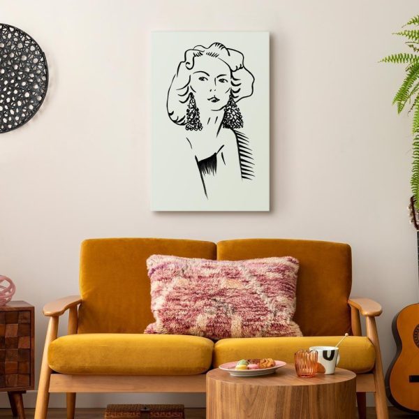 Canvas Print - Romantic Blonde (1 Part) Vertical