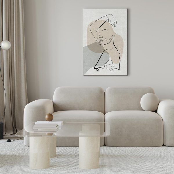 Canvas Print - Romantic Morning (1 Part) Vertical - Image 3