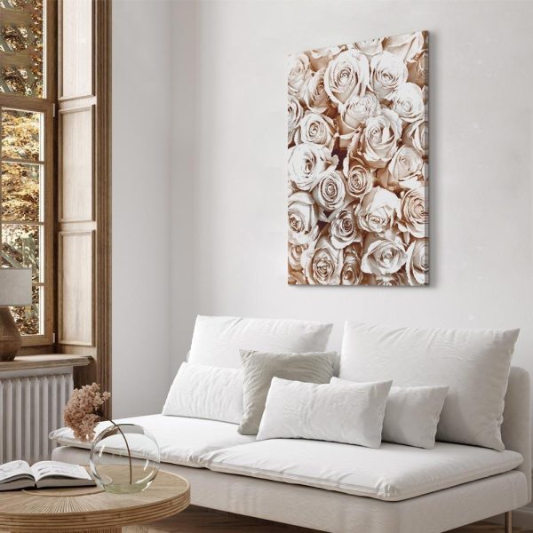 Canvas Print - Rose Garden (1 Part) Vertical