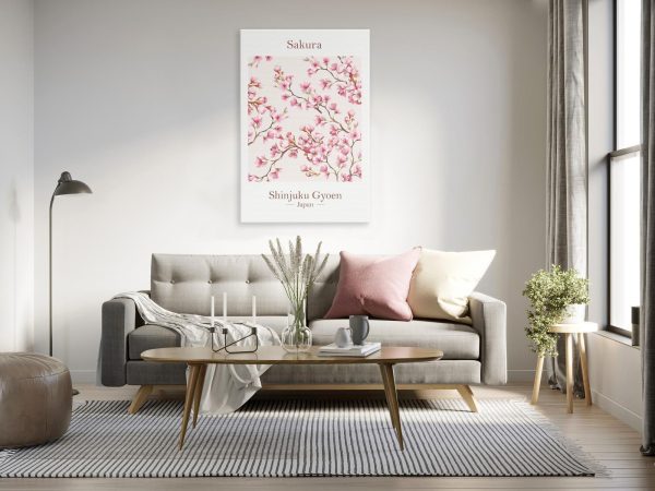 Canvas Print - Sakura (1 Part) Vertical - Image 2