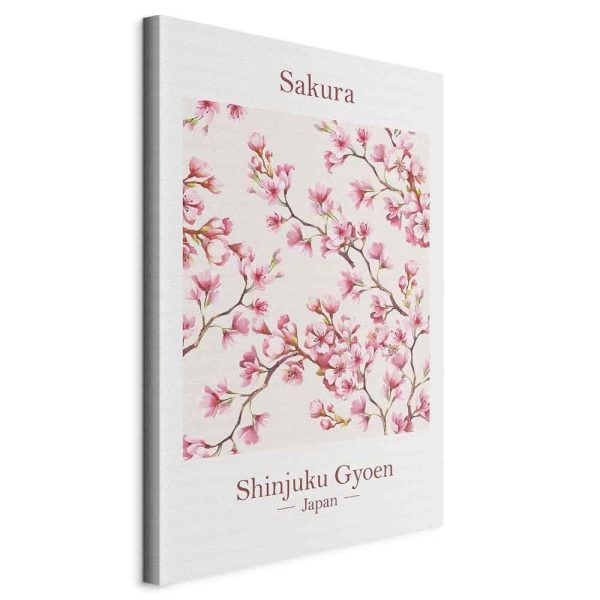 Canvas Print - Sakura (1 Part) Vertical