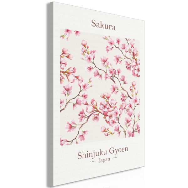 Canvas Print - Sakura (1 Part) Vertical