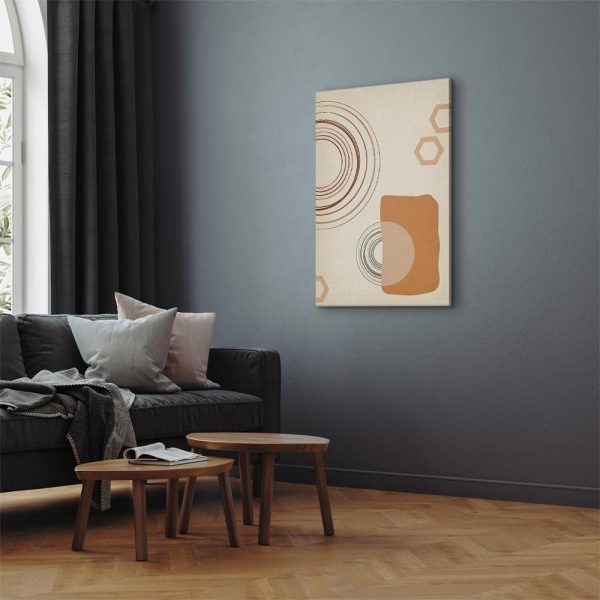 Canvas Print - Sand Castles (1 Part) Vertical