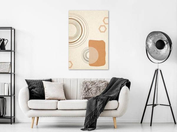 Canvas Print - Sand Castles (1 Part) Vertical