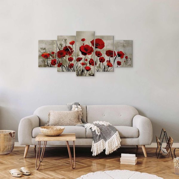 Canvas Print - Scarlet Field - Image 3