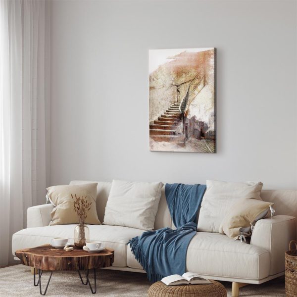 Canvas Print - Secret Stairs (1 Part) Vertical