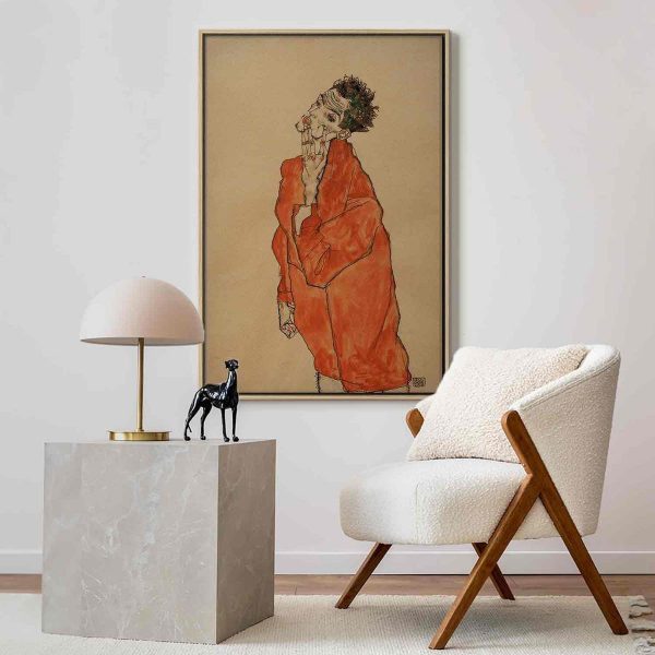 Canvas Print - Self-Portrait (Man in Orange Jacket)