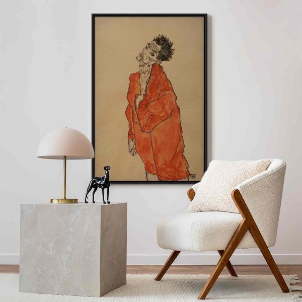 Canvas Print - Self-Portrait (Man in Orange Jacket)