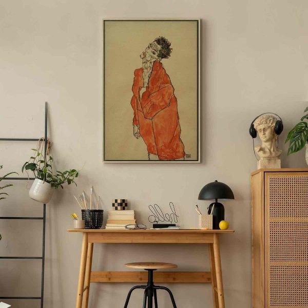 Canvas Print - Self-Portrait (Man in Orange Jacket)