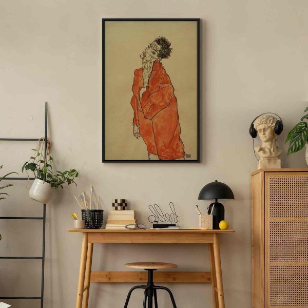 Canvas Print - Self-Portrait (Man in Orange Jacket)