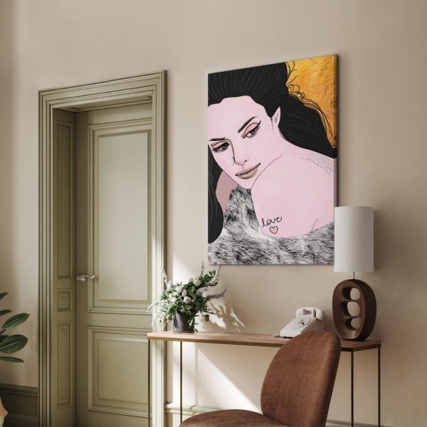 Canvas Print - Sensual and Love (1 Part) Vertical