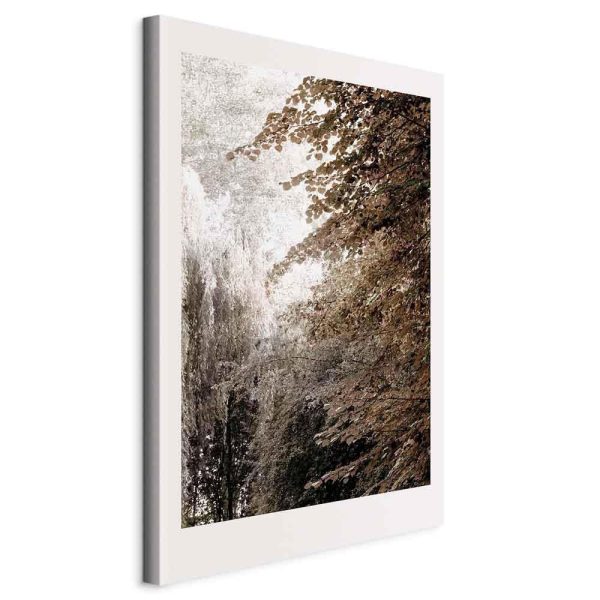 Canvas Print - Sepia Park (1 Part) Vertical