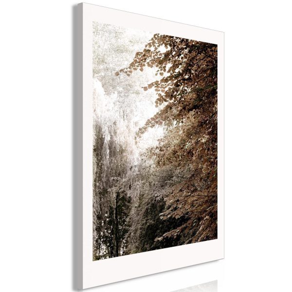 Canvas Print - Sepia Park (1 Part) Vertical