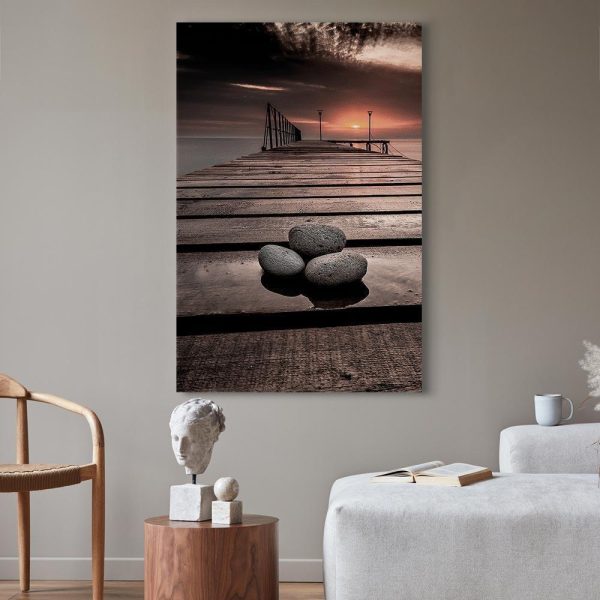 Canvas Print - September Sunset (1 Part) Vertical