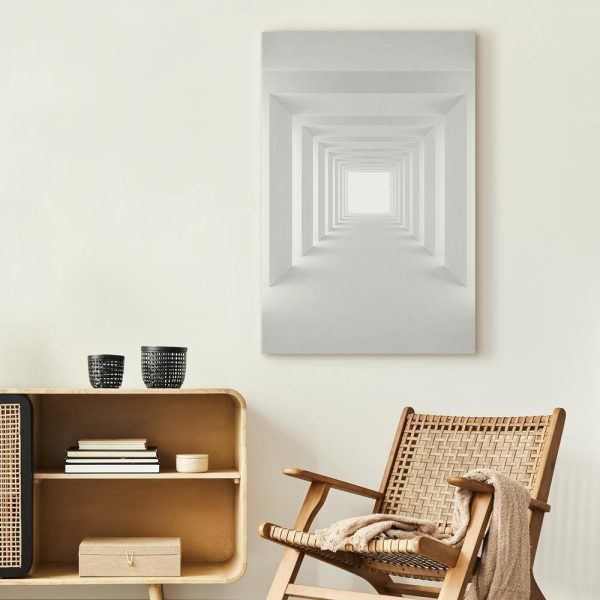 Canvas Print - Shadow Tunnel (1 Part) Vertical