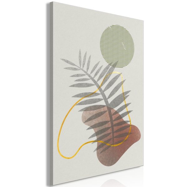 Canvas Print - Shadow of Palm Tree (1 Part) Vertical