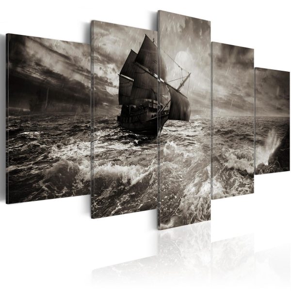 Canvas Print - Ship in a storm - Image 2