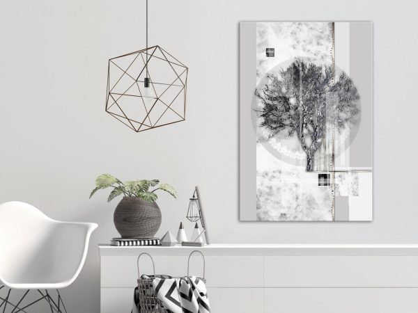 Canvas Print - Silver Tree (1 Part) Vertical - Image 2