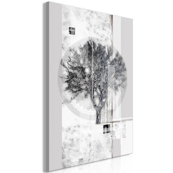 Canvas Print - Silver Tree (1 Part) Vertical