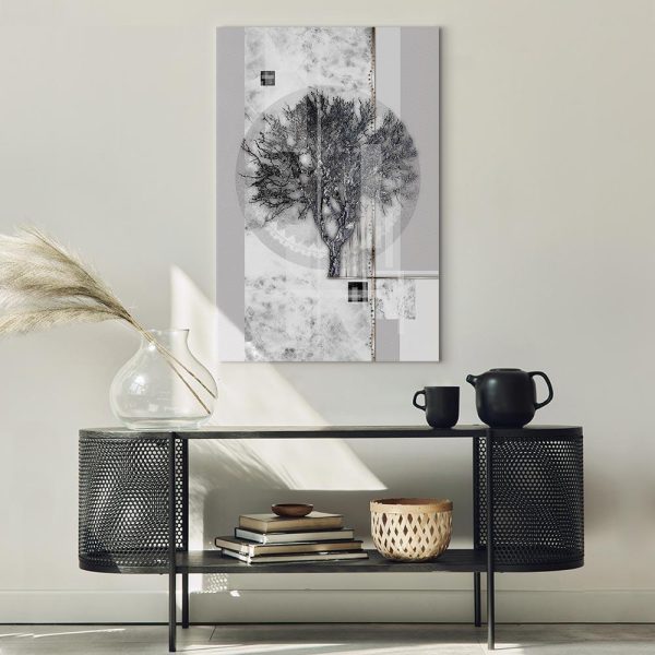 Canvas Print - Silver Tree (1 Part) Vertical