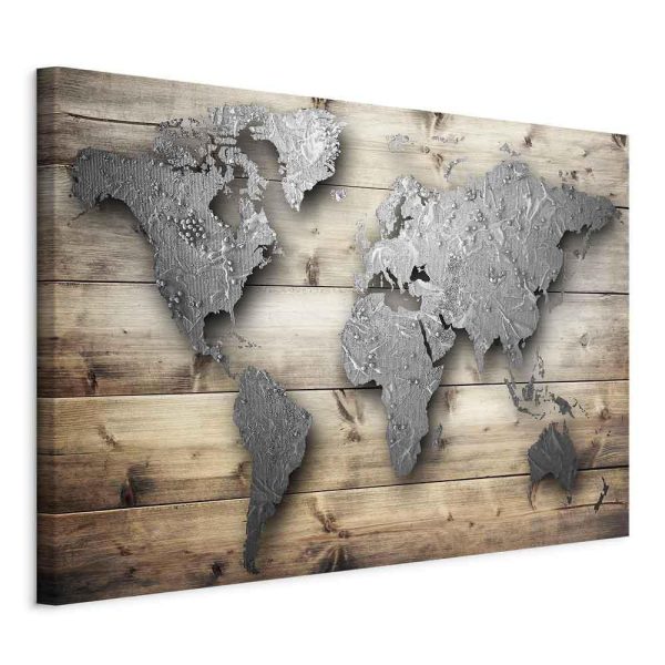 Canvas Print - Silver World