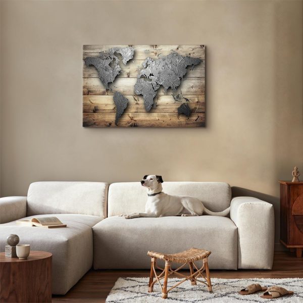 Canvas Print - Silver World
