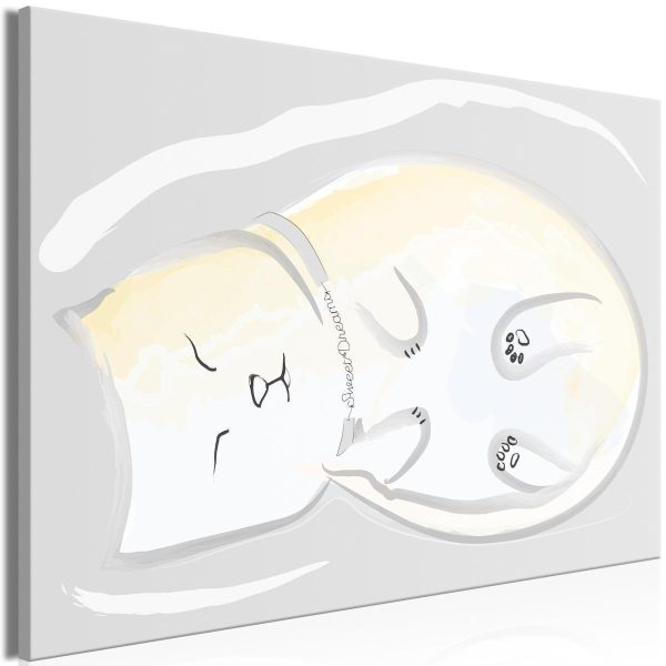 Canvas Print - Sleepy Kitty (1 Part) Vertical