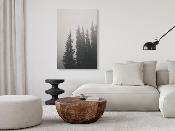 Canvas Print - Smell of Forest Fog (1 Part) Vertical