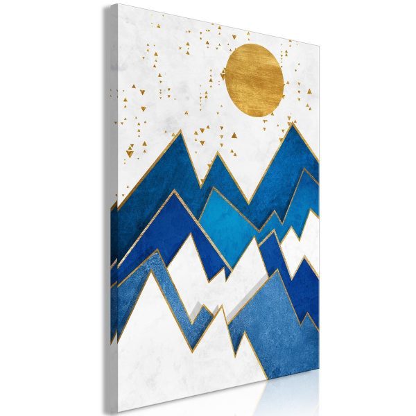 Canvas Print - Snowy Peaks (1 Part) Vertical