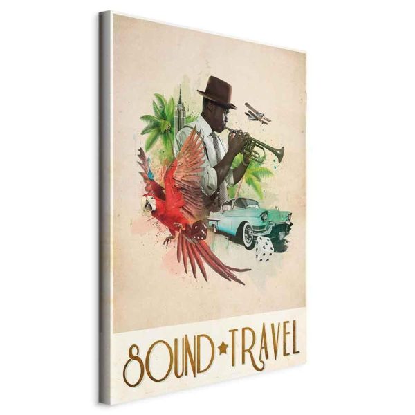Canvas Print - Sound Travel (1 Part) Vertical
