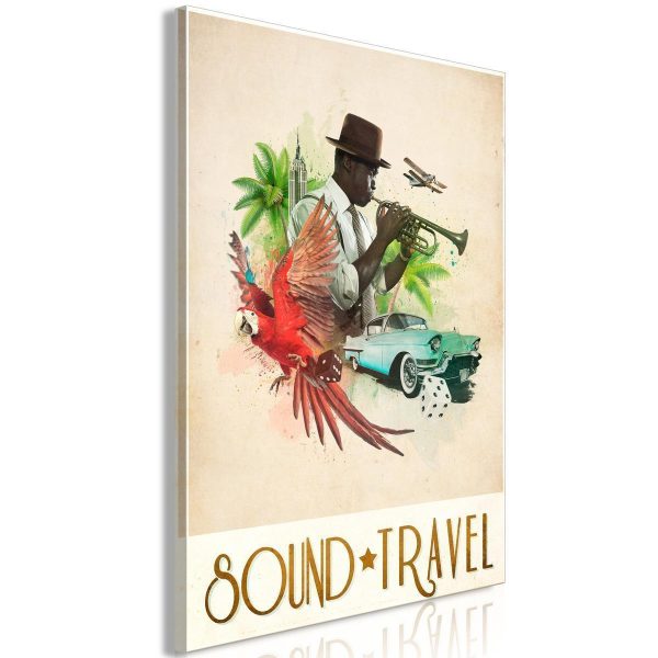 Canvas Print - Sound Travel (1 Part) Vertical