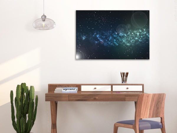 Canvas Print - Space (1 Part) Wide